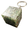 Orgonita Llavero Cubo Con Cuarzo Verde 0