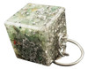 Orgonita Llavero Cubo Con Cuarzo Verde 1