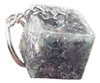 Orgonita Llavero Cubo Con Cuarzo Verde 2
