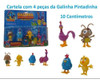 Kit 4 Bonecos Turma Da Galinha Pintadinha Brinquedo Infantil 4 Kit 4 Bonecos Turma Da Galinha Pintadinha Brinquedo Infantil 4