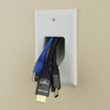 Datacomm 45-0001-wh Placa De Cable De Bajo Voltaje Empotrada 1