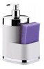 Dispensador De Jabon 500ml Con Compartidor Para Esponja 2