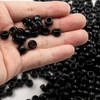 Abarros De Acrílico Negro 6x9 Mm, 1000 Unidades Para Joyería 3