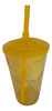 36 Vasos Twister 300 Ml Con Tapa Y Sorbito 4