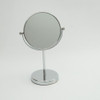 Espejo De Metal Doble Faz  Con Pie 5x 1