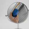 Espejo De Metal Doble Faz  Con Pie 5x 2