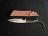 Antiguo Cuchillo Albertini Con Iniciales Y Vaina 1