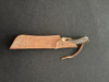 Antiguo Cuchillo Albertini Con Iniciales Y Vaina 5