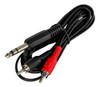 Cable Audio Plug 6.5mm Stereo A 2 Rca Consola Parlantes Htec 0