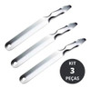Extrator De Grampo Em Metal Tipo Espátula Kit C/3 Unidades 0