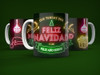 Diseños Plantillas Para Tazas Navidad Sublimación M14 6 Diseños Plantillas Para Tazas Navidad Sublimación M14 6