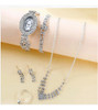 Conjunto X6 Reloj + Pulsera + Collar + Anillo + Pendientes 2