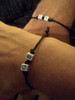 Duo Pulseras Hilo Regulable Iniciales Nombre Amistad Pareja 0