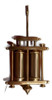 Antiguo Pendulo Reloj De Doble Barril Marca Junghans 1 Antiguo Pendulo Reloj De Doble Barril Marca Junghans 1