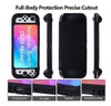 Funda De Silicona+protector Con Nintendo Switch Oled Black 3