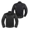 Chaqueta Moto Alpha Cycle Gear Negra S Alta Visibilidad Con 2 Chaqueta Moto Alpha Cycle Gear Negra S Alta Visibilidad Con 2