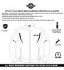 Chaqueta Moto Alpha Cycle Gear Negra S Alta Visibilidad Con 5 Chaqueta Moto Alpha Cycle Gear Negra S Alta Visibilidad Con 5