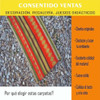 Carpeta De Mesa Lisa Chenille 0,40x0,70 M Color Rayas Tierra 1