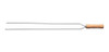Espeto Duplo 95cm Lamina De Aco Inox E Cabo De Madeira 0 Espeto Duplo 95cm Lamina De Aco Inox E Cabo De Madeira 0