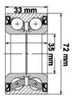 Ruleman Rueda Delantera Peugeot Citroen 205 106 Xsara C15 1