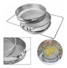 Peneira Em Inox Para Mel Dupla Camada Extensível Apicultura 4