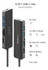 Adaptador Usb C Hub Hdmi Pd, Dockteck 6 En 1 Tipo C Hub Con 1