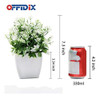 Offidix Plantas Artificiales, Mini Flor Artificial Con Macet 1