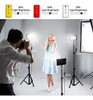 3 Paquetes De 70 Luces De Video Led Con Soporte De Trípode A 1