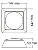 Faro Baiml 1050 Trasero Bipolar Cuadrado Universal Xjuego 3