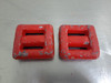 Lote X 2 - Pastillas Plomo - Lastre Buceo - 2kg (rojo2) 1