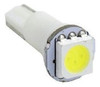10pcs T5 1 Smd 5050 Led Luz Blanco Coche Fuente Interior Tab 5