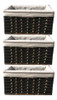 Fundas De Lienzo Para Canastos De 30 X 20 X 15cm Combo X 6 3