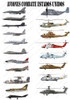 Aviones Combate Estados Unidos Papercraft Combo 1