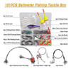 Kit Accesorios D/pesca Silanon Señuelos D/agua Salada 161pcs 4