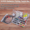 Kit Accesorios D/pesca Silanon Señuelos D/agua Salada 161pcs 6