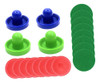 1 Conjunto De Mini Empurradores De Air Hockey E Estilo F 5