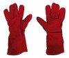 Guantes Para Soldar En Cuero Vacuno Con Forro, Largo 36cm 0