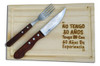 Set Juego Asado Cuchillo, Tenedor, Tabla Y Grabado 2