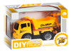Set Juguete 2 Camiones Desmontables + Casco Con Linterna 2