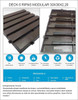 Decks Piso Plastico 30x30 Áreas Internas E Externas-kit 6 Pç 4