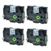 4pk Tz Tze S251 Tzs251 Negra En La Etiqueta Blanca Cinta Par 0