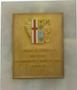 Medalha Camera Di Commercio Vercelli. Base Em Pedra Ônix. 0