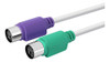 Traderplus Paquete De 2 Adaptadores Dobles Ps/2 A Usb Para M 3
