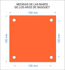 Aro Basquet Profesional Reforzado Macizo Rebatible Sin Red 2