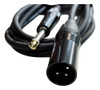 Cable Audio Xlr Macho A Plug De 1/4 6,5 Mm Mono De 3 Metros 2