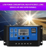 Controlador Solar, Display De Recarga Lcd, Saída De Recarga 3