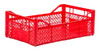 Canasto Plastico Apilable Liviano Bajo Color X 8 Un. C/envio 1