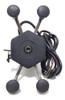 Suporte X Garra Celular P Motos Universal Com Carregador Usb 3