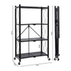 Rack Plegable Metálico Con Rueditas 4 Niveles 3