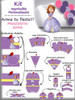Kit Personalizado Princesita Sofia Para Imprimir 1